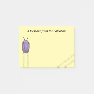 Trilobite Trackway- Message from the Paleozoic Post-it Notes