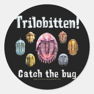 Trilobitten Classic Round Sticker