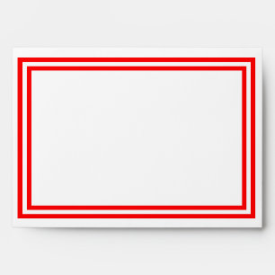 Trim double rouge - Enveloppe