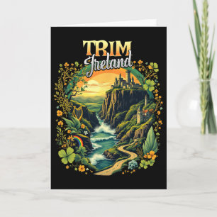 Trim Ireland Vacation Trip Travel Irish Souvenir Card