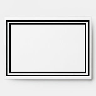 Trim noir double - Enveloppe