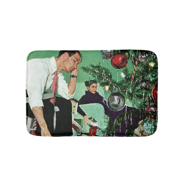 Trimming the Tree Bath Mat (Front)