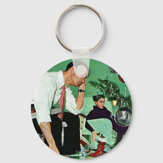 Trimming the Tree Keychain (Front)