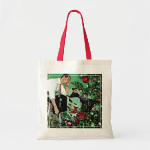 Trimming the Tree Tote Bag