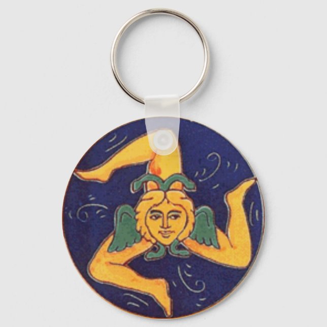 Trinacria Keychain (Front)