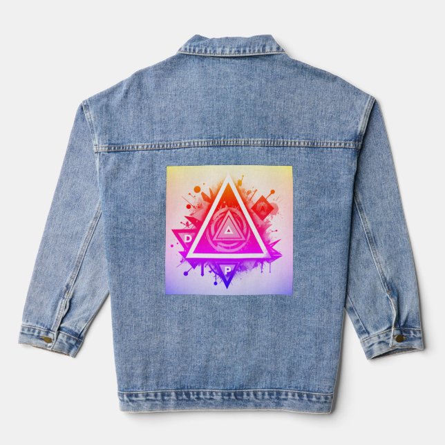 Tringle's P Denim Jacket (Back)