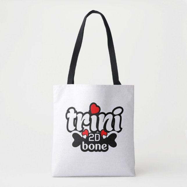 Trini 2D Bone (2 Sided)) Tote Bag (Front)