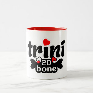 Trini 2D Bone Two-Tone Coffee Mug