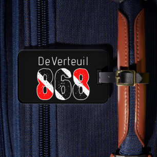 TRINI 868 BLACK LUGGAGE TAG