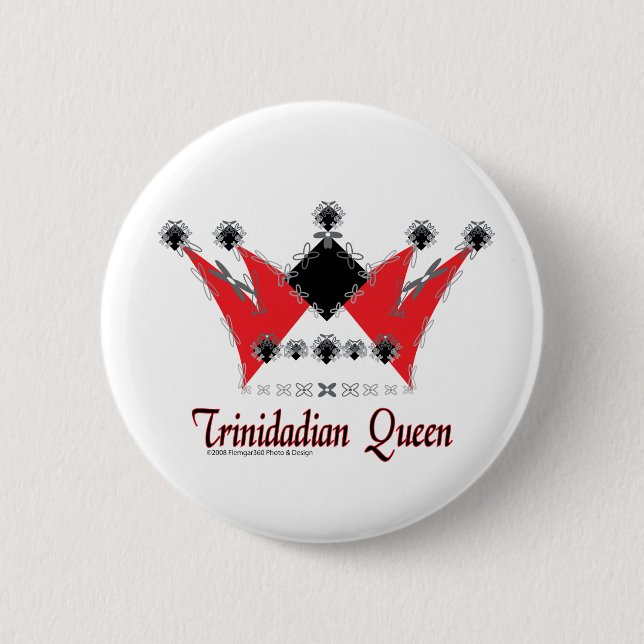 Trini Queen Button (Front)