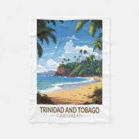 Trinidad and Tobago Caribbean Travel Art Vintage