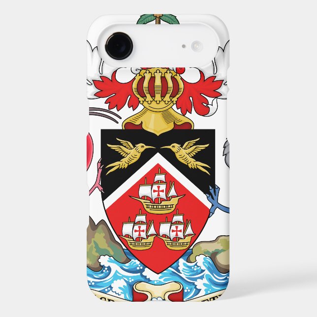 Trinidad and Tobago Coat of Arms Case-Mate iPhone Case (Back)