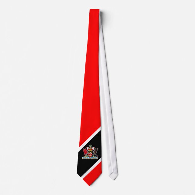 Trinidad and Tobago Coat of Arms (Red) Tie (Front)