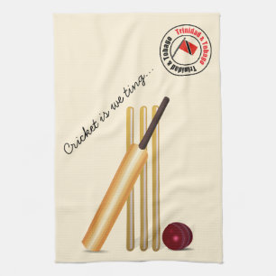 Trinidad And Tobago Cricket Kitchen Towel