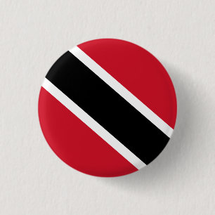 Trinidad and Tobago Flag 1 Inch Round Button