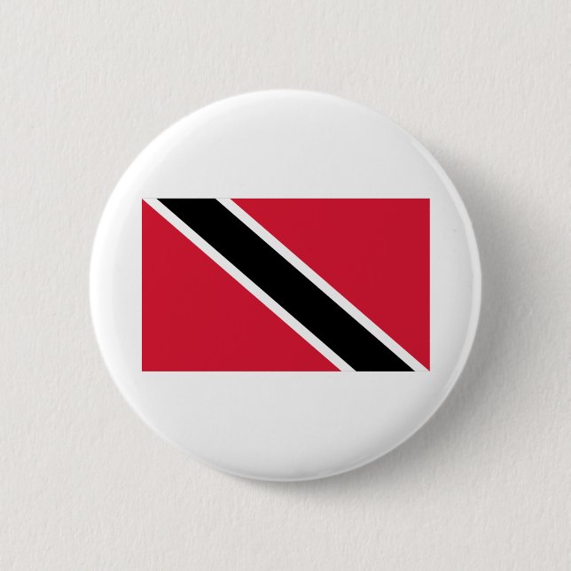 Trinidad and Tobago Flag 2 Inch Round Button (Front)