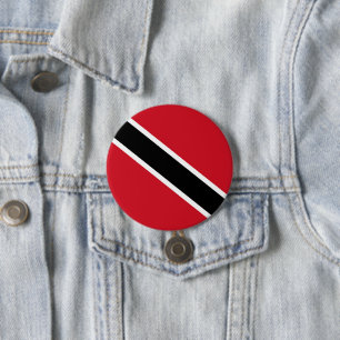 Trinidad and Tobago flag 3 Inch Round Button
