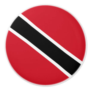 Trinidad and Tobago flag Ceramic Knob