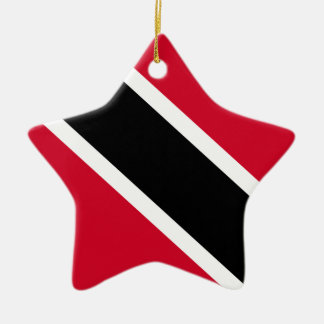 Trinidad and Tobago Flag Ceramic Ornament
