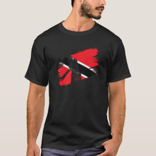 Trinidad And Tobago Flag Cricket Fan Player Coach T-Shirt