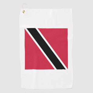 Trinidad and Tobago Flag Emblem Golf Towel
