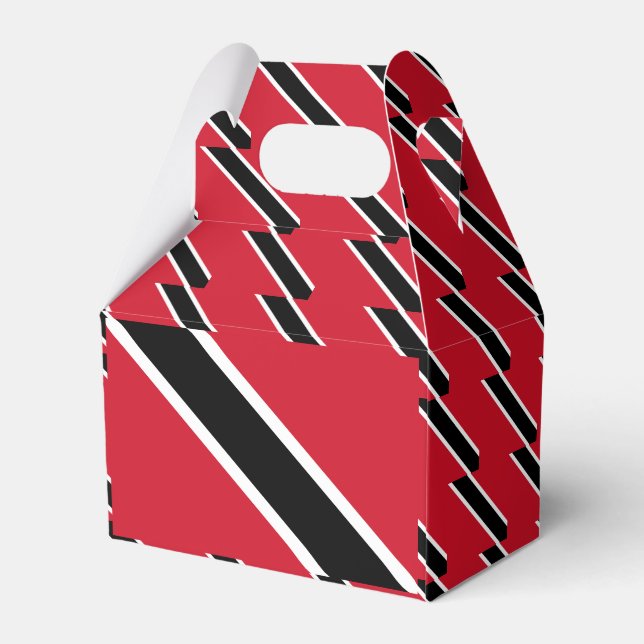 Trinidad and Tobago Flag Favor Box (Back Side)