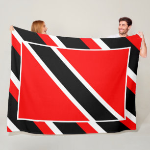 Trinidad and Tobago Flag Fleece Blanket