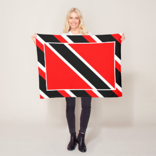 Trinidad and Tobago Flag Fleece Blanket