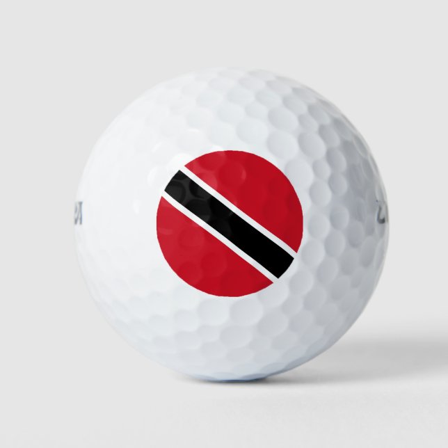 Trinidad and Tobago flag Golf Balls (Front)