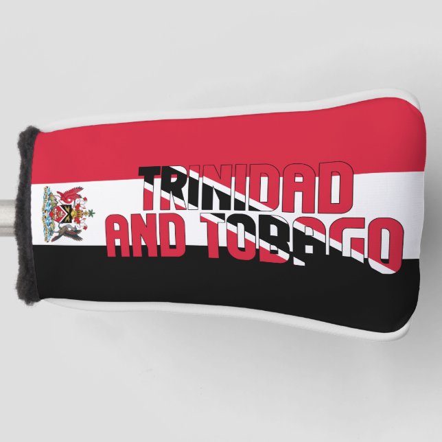 Trinidad and Tobago Flag Gorgeous Patriotic Golf Head Cover (Front)