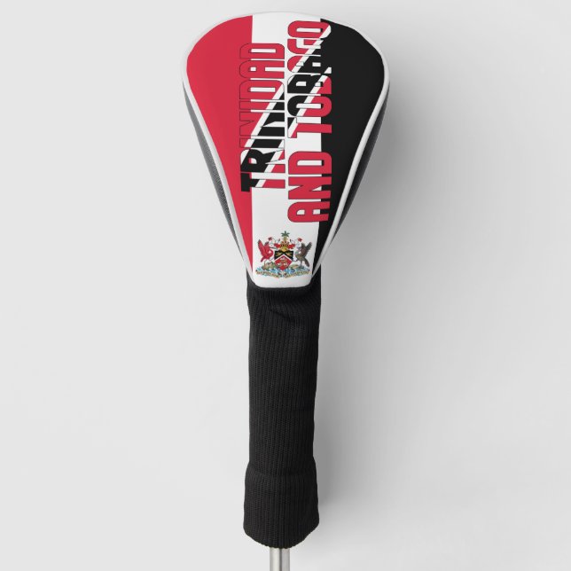 Trinidad and Tobago Flag Gorgeous Patriotic Golf Head Cover (Front)