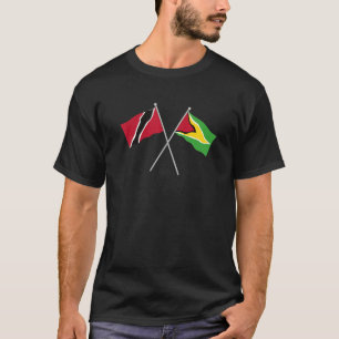 Trinidad and Tobago Flag Guyana Guyanese Flag Trin T-Shirt