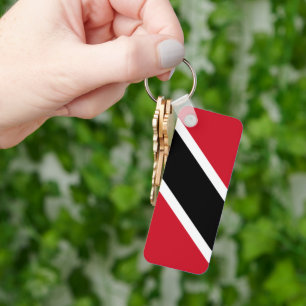 trinidad and tobago flag keychain