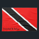 Trinidad and Tobago Flag Kitchen Towel<br><div class="desc">Trinidad & Tobago kitchen towel with a classic T&T flag design.Text can be customized.This towel is a must have for all T&T kitchens! Get one or more today for yourself, your family or a friend.</div>