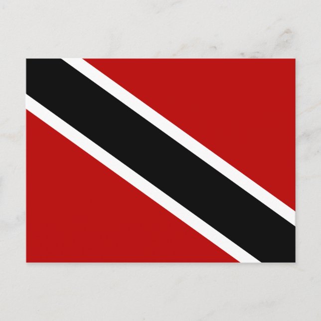 Trinidad and Tobago Flag Postcard (Front)
