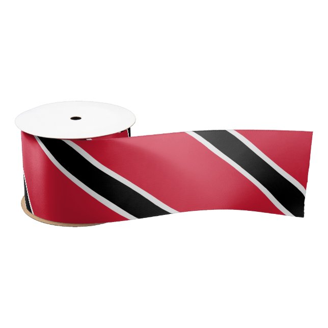 Trinidad and Tobago Flag Satin Ribbon (Spool)