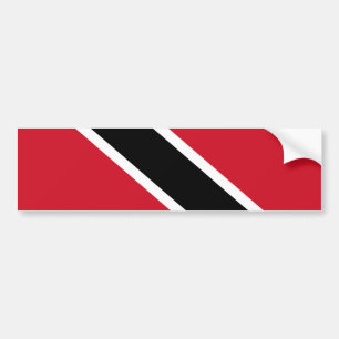 Trinidad and Tobago Flag Sea Sun Sand National Bumper Sticker