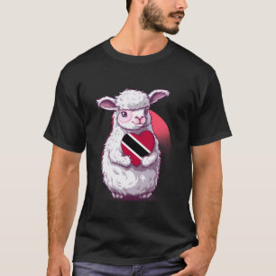 Trinidad And Tobago Flag Sheep Heart Tobagonian Ro T-Shirt