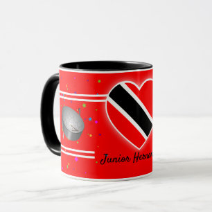 Trinidad and Tobago Flag & Steelpan (Your Name) Mug