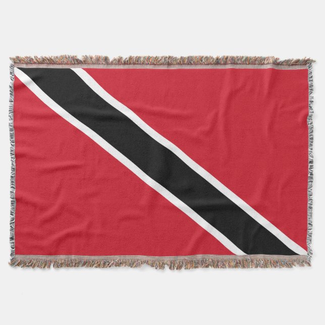 Trinidad and Tobago flag Throw Blanket (Front)
