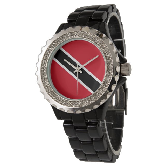 Trinidad and Tobago flag Watch (Angled)