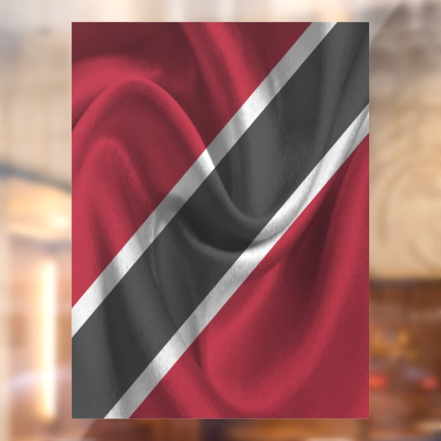 Trinidad and Tobago Flag Window Cling (Sheet 2)
