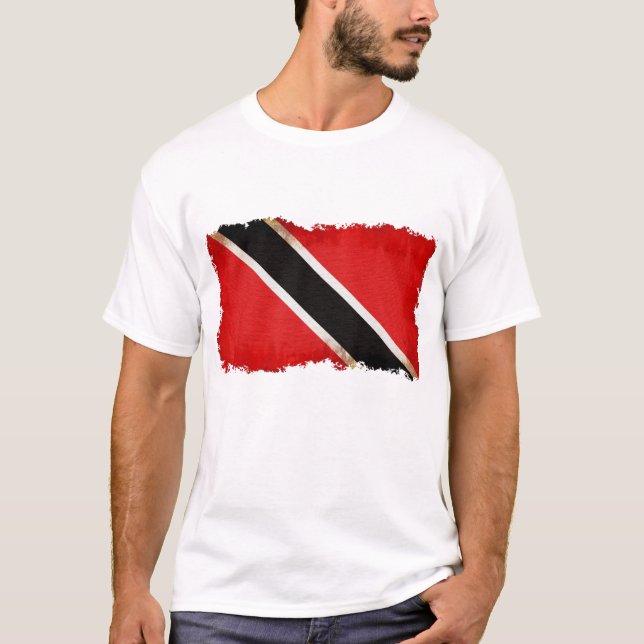 Trinidad and Tobago in Distress T-Shirt (Front)