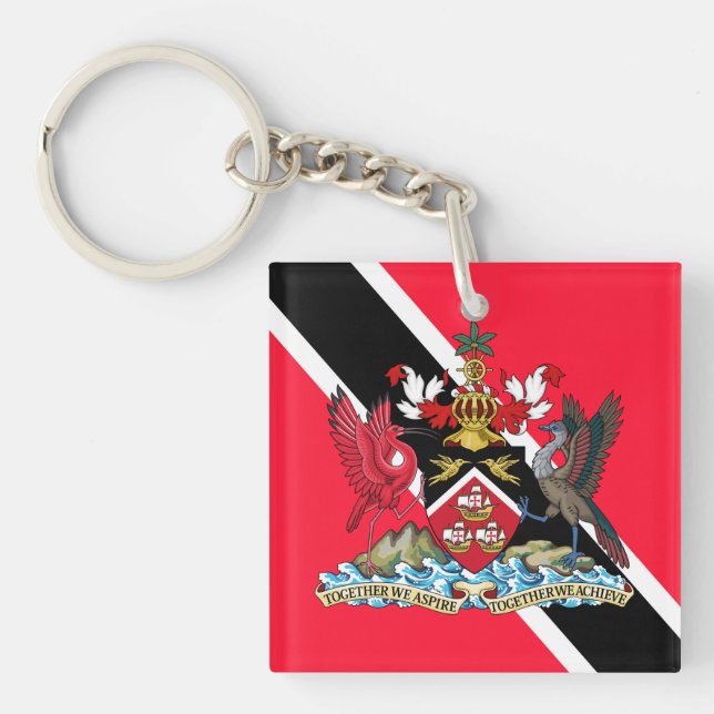 Trinidad and Tobago Keychain (Front)