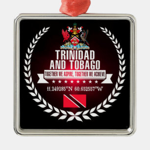 Trinidad and Tobago Metal Ornament
