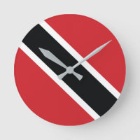 Trinidad and Tobago National Flag Clock