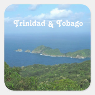 Trinidad and Tobago Square Sticker
