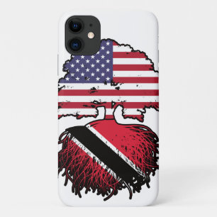 Trinidad and Tobago Trinidadian American USA Tree iPhone 11 Case