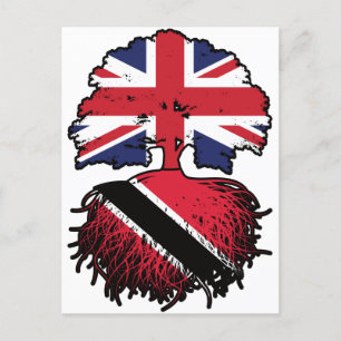 Trinidad and Tobago Trinidadian British UK Tree Postcard