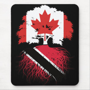 Trinidad and Tobago Trinidadian Canadian Canada Mouse Pad
